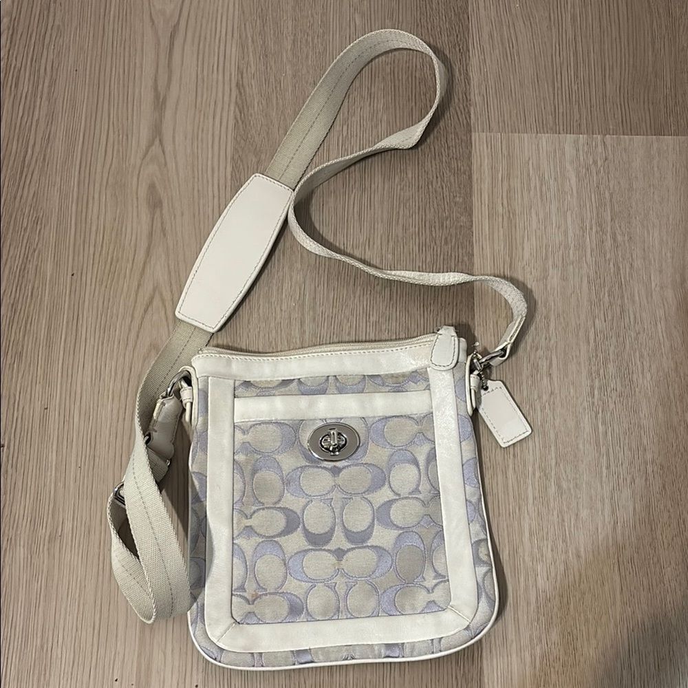 Coach White and Gray Women's Bag